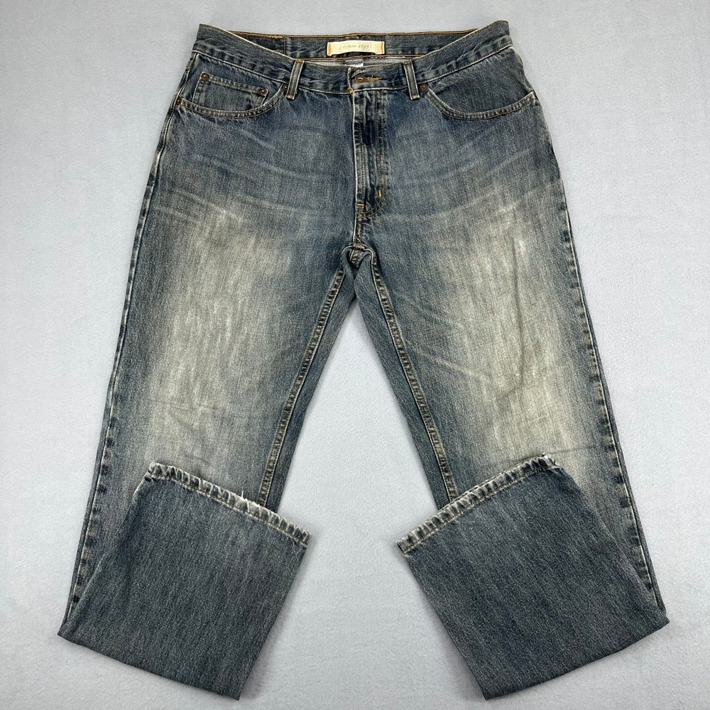 Urban Pipeline Urban Up Mens Blue Straight Leg Denim Jeans 34x32 Faded Y2K